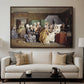 The Maternity Room (Scene from "Barselstuen"), 1845 - Floater Framed Canvas Print