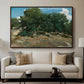 Fontainebleau: Oak Trees at Bas-Bréau, c. 1830-1835 - Floater Framed Canvas Print