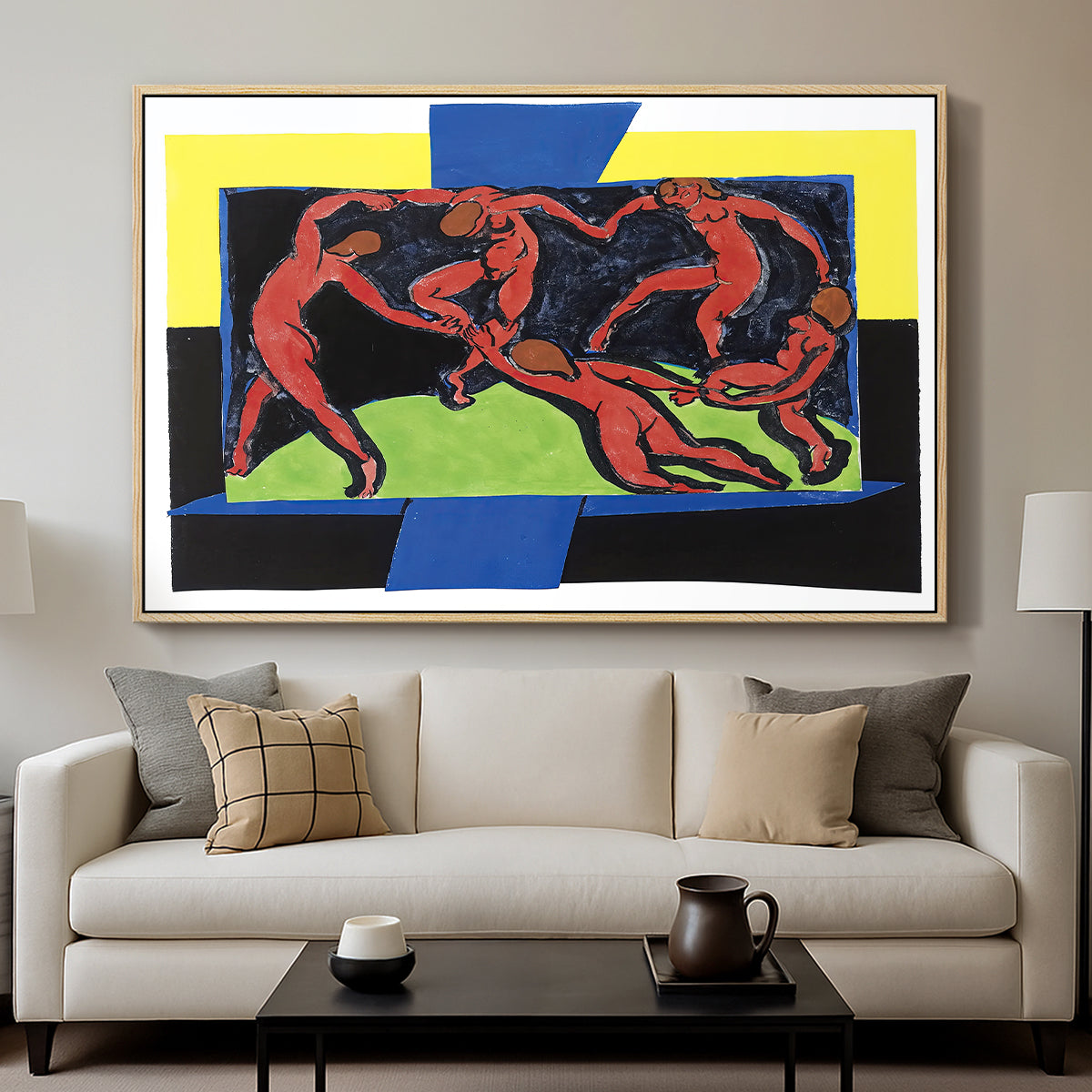 The Dance (La Danse), 1939 - Floater Framed Canvas Print