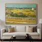 The Harvest, 1888 - Floater Framed Canvas Print