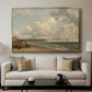 Yarmouth Jetty, 1822 - Floater Framed Canvas Print