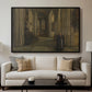 Interior of a Church, 1871 - Floater Framed Canvas Print