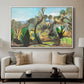 Landscape near Nice, c. 1918 - Floater Framed Canvas Print