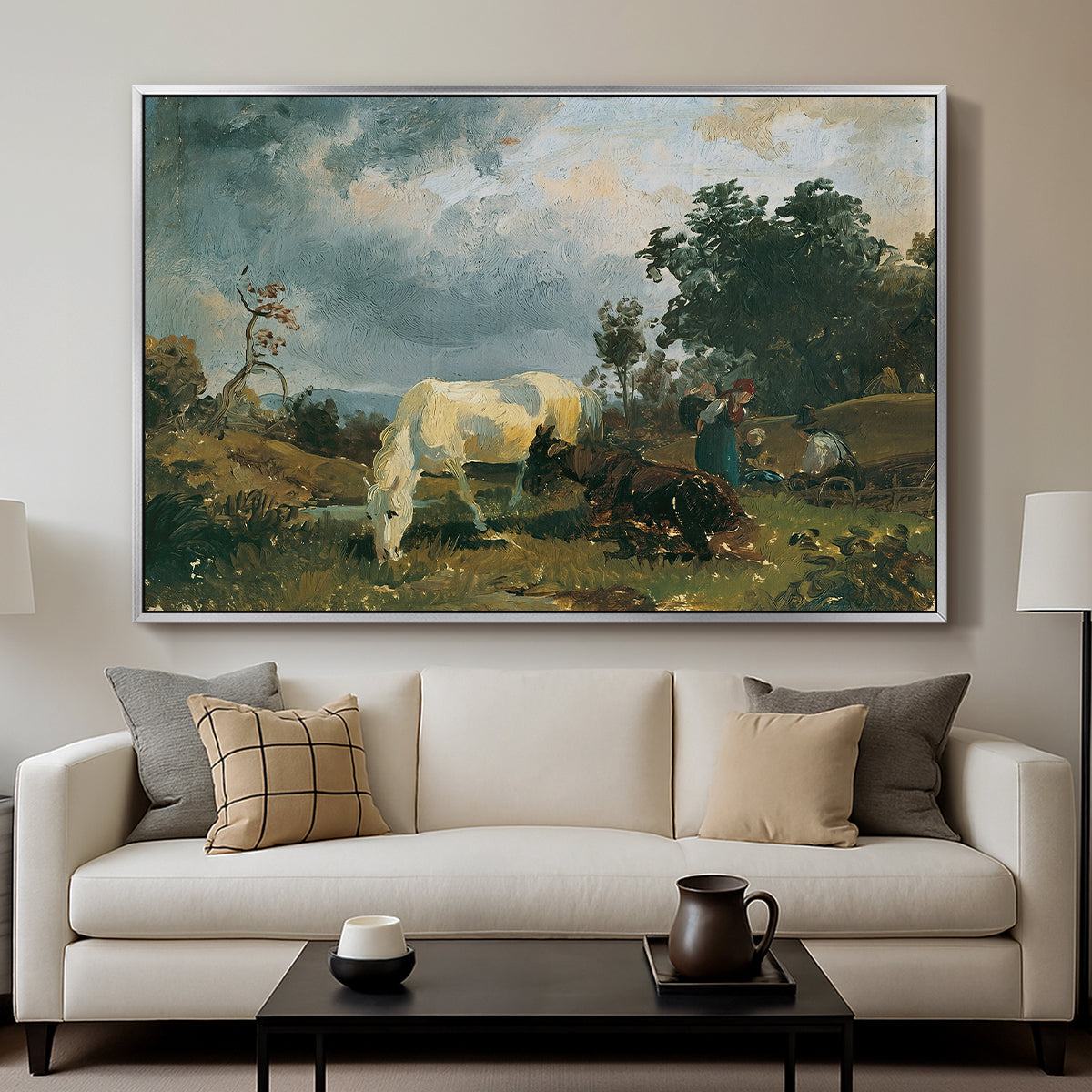 A Mold on the Heath, c. 1830 - Floater Framed Canvas Print