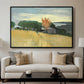 Fields of Wheat in Cagnes, 1918 - Floater Framed Canvas Print