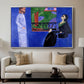 The Conversation, c. 1908-1912 - Floater Framed Canvas Print