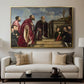The Vendramin Family Venerating a Relic of the True Cross, c. 1540-1545 - Floater Framed Canvas Print