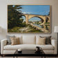 The Railroad Bridge at Briare, 1888 - Floater Framed Canvas Print