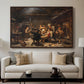The Return of the Bear Hunter, 1856 - Floater Framed Canvas Print