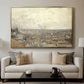 View from Montmartre, 1886 - Floater Framed Canvas Print