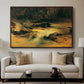 Wildbach (Wild Stream) - Floater Framed Canvas Print