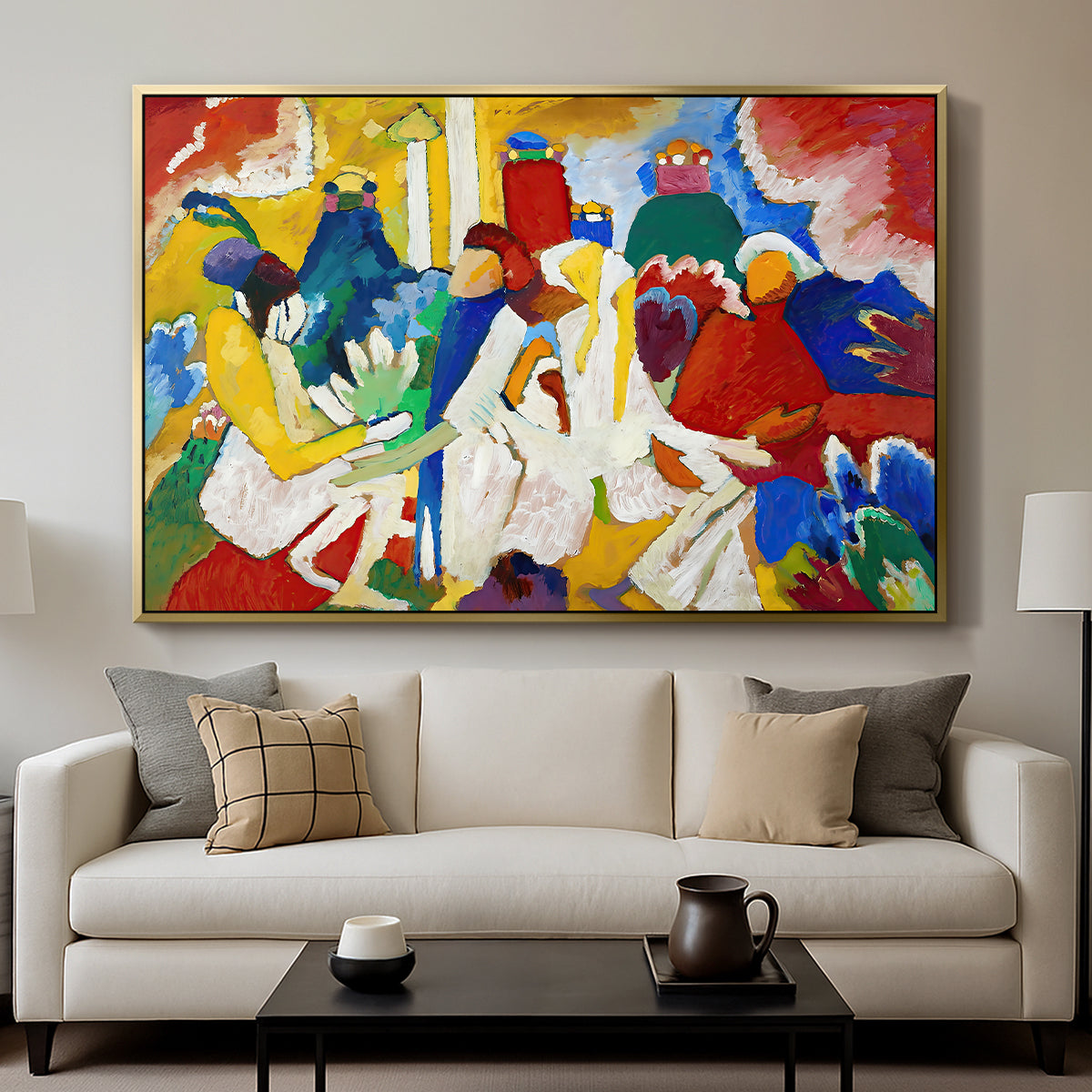 Oriental, 1909 - Floater Framed Canvas Print