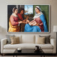 Sacred Conversation, c. 1505 - Floater Framed Canvas Print