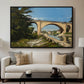 The Railroad Bridge at Briare, 1888 - Floater Framed Canvas Print