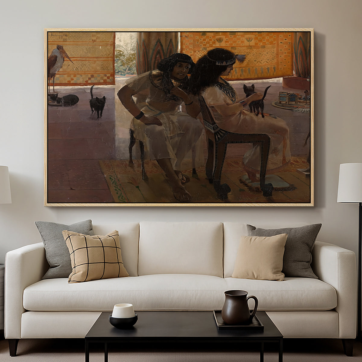 The Age of the Pharaohs, 1914 - Floater Framed Canvas Print