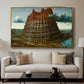 The Tower of Babel, c. 1568 - Floater Framed Canvas Print
