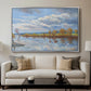 The Banks of the River Seine, 1893 - Floater Framed Canvas Print
