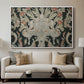 Hanging (Printed Textile), c. 18th Century - Floater Framed Canvas Print