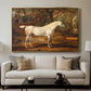 Grey Arabian Stallion, Property of Sir Watkin Williams-Wynn, c. 1817 - Floater Framed Canvas Print
