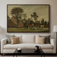 Farmhouse, c. 1865-1875 - Floater Framed Canvas Print