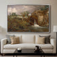 Parham Mill, Gillingham, 1826 - Floater Framed Canvas Print