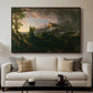 The Course of Empire: The Savage State, 1834 - Floater Framed Canvas Print
