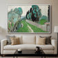 Landscape with Cypresses and Olive Trees near Nice, c. 1918 - Floater Framed Canvas Print