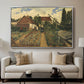 Garden of a Florist (The Flower Garden), 1864 - Floater Framed Canvas Print