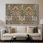 Snakeshead - Charcoal/Spice, c. 1876 - Floater Framed Canvas Print