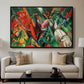 In the Rain, 1912 - Floater Framed Canvas Print