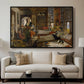 The Harem, 1876 - Floater Framed Canvas Print