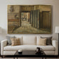 The Conversation, 1884 - Floater Framed Canvas Print