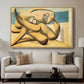 Figures at the Seaside (The Kiss), 1931 - Floater Framed Canvas Print