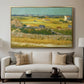 The Harvest, 1888 - Floater Framed Canvas Print