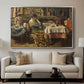The Meal (De maaltijd), c. 1885 - Floater Framed Canvas Print