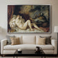 Danaë, c. 1560-1565 - Floater Framed Canvas Print