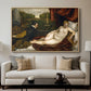 Venus with an Organist and a Dog, c. 1550 - Floater Framed Canvas Print