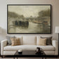 The Bridge (Le pont), 1895 - Floater Framed Canvas Print