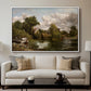 The White Horse, 1819 - Floater Framed Canvas Print