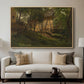 German Farm, 1859 - Floater Framed Canvas Print