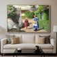 Summer Day in Jyllinge, 1922 - Floater Framed Canvas Print