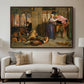 The Flight of Madeline and Porphyro, 1848 - Floater Framed Canvas Print