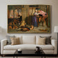The Flight of Madeline and Porphyro, 1848 - Floater Framed Canvas Print