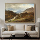 Mountain Landscape, 1864 - Floater Framed Canvas Print
