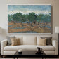 Olive Trees, 1889 - Floater Framed Canvas Print