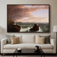 Views Across Frenchman's Bay from Mt. Desert Island, After a Squall, 1845 - Floater Framed Canvas Print