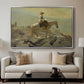 The Bridle Path, White Mountains, 1868 - Floater Framed Canvas Print