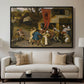 A Village Fair, c. 1567-1569 - Floater Framed Canvas Print