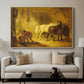 Heath Ewe and Lambs, 1810 - Floater Framed Canvas Print