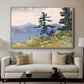 North Woods Club, Adirondacks, 1892 - Floater Framed Canvas Print